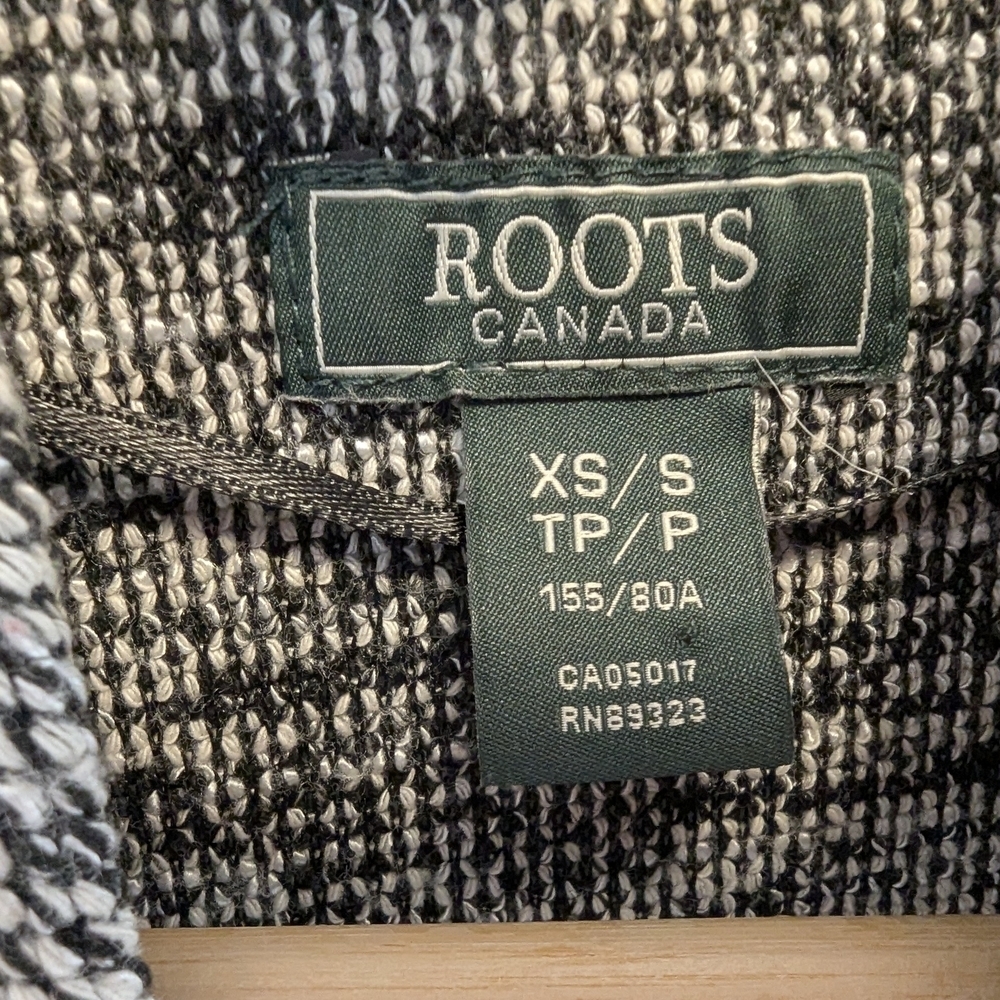 2/$20 Roots Marled Open-Front Cardigan - Picture 8 of 8